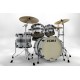 Tama Starclassic Maple MP42ZBNS-SSR - Colore - Silver Snow Racing Stripe (4 Fusti)