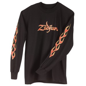 Zildjian Long Sleeve Fire T Black - Taglia S 