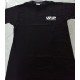 UFIP T-shirt Nera - Maglietta a maniche corte Taglia L - Logo Ufip piccolo davanti e Grande dietro