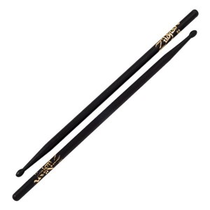 Zildjian 5A - NERE con logo oro - Punta legno 