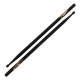 Zildjian 5A - NERE con logo oro - Punta legno 