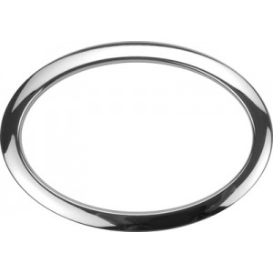 Bass Drum O's HOC6 - Cerchio per foro cassa OVALE - Cromato 