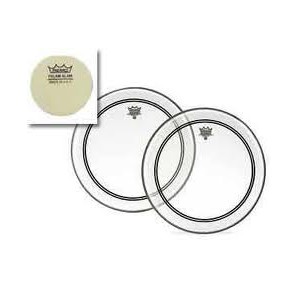 Remo P3 1324 C2 - Powerstroke 3 Bass Clear w/dot (Trasparente) 24" 