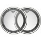 Remo PR 1322 00 - Powerstroke PRO Bass Clear w/dot (Trasparente) 22" 