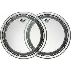 Remo PR 1324 00 - Powerstroke PRO Bass Clear w/dot (Trasparente) 24" 
