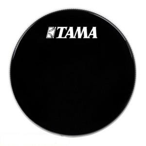 Tama BK20BMWS - Pelle Risonante Grancassa 20” - Nera con logo bianco grande Tama 