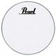Pearl PTH 22CEQPL - Pelle Risonante Grancassa 22” - Bianca con logo grande nero Pearl 
