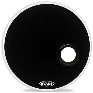 Evans BD24REMAD - EMAD Resonant Black  (Risonante Nera con Foro  5”) 24”