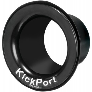 KickPort - Speciale cerchio rimovibile - Per foro pelle risonante - Nero 5"