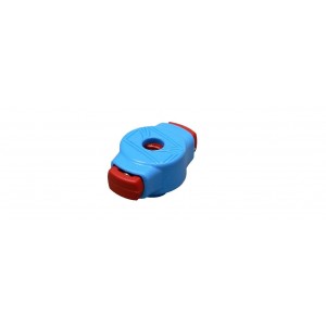Tama QC8 - Blocca piatti a molla rapido con passo 8 mm (Azzurro e Rosso)