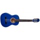 GEWApure Chitarra classica Almeria Classic - PS500.055 4/4 Blu Trasparente