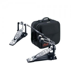 Pearl P-902C - Doppio pedale a catena singola - Con Custodia Inclusa  