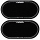 Evans EQ PB2 - Patch per grancassa - Per Doppio Pedale - Confezione 2 pezzi - Black 