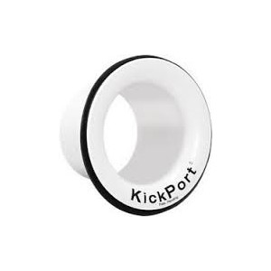 KickPort - Speciale cerchio rimovibile - Per foro pelle risonante - Bianco 5"