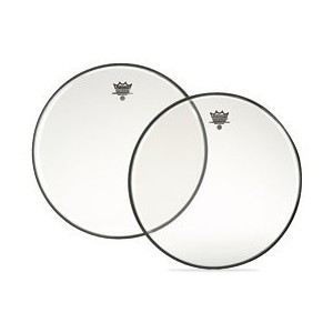 Remo SA 0112 00 - Ambassador Snare Uncoated Hazy Trasparente opaca 12" - Risonante per rullante