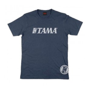 Tama t-shirt M - Blu logo grigio