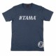 Tama t-shirt XL - Blu logo grigio
