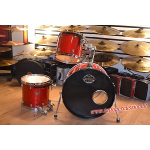 Tama Starclassic Performer Made in Japan - 3 Pz.Trasparent Red 