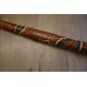 Didgeridoo Indonesiano in Teak - cm 130 - Intarsiato Decorato - Con Custodia in Stoffa