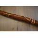 Didgeridoo Indonesiano in Teak - cm 130 - Intarsiato Decorato - Con Custodia in Stoffa
