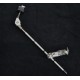 Basix - Supporto a giraffa per Piatti con clamp ultra snodato