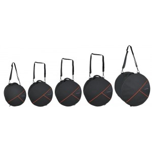 GEWA SET GIG-BAG PER BATTERIA PREMIUM 22x18, 10x9, 12x10, 14x14, 14x6,5"