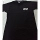 UFIP T-shirt Nera - Maglietta a maniche corte Taglia L - Logo Ufip piccolo davanti e Grande dietro
