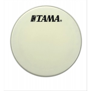Tama CT24BMSV - Pelle Risonante Grancassa 24" - Bianca Con Logo Nero Grande Tama 