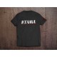 TAMA T−SHIRT LOGO BK/RED TG. M