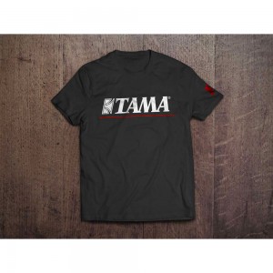 TAMA T−SHIRT LOGO BK/RED TG. XXL