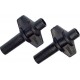 Tama 7082P - Set 2 Blocca piatti regolabile - Passo 6 mm