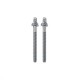 Tama MS648SHP - Confezione 2 tiranti lunghezza 48 mm - Cromati - Per Tom e Rullanti